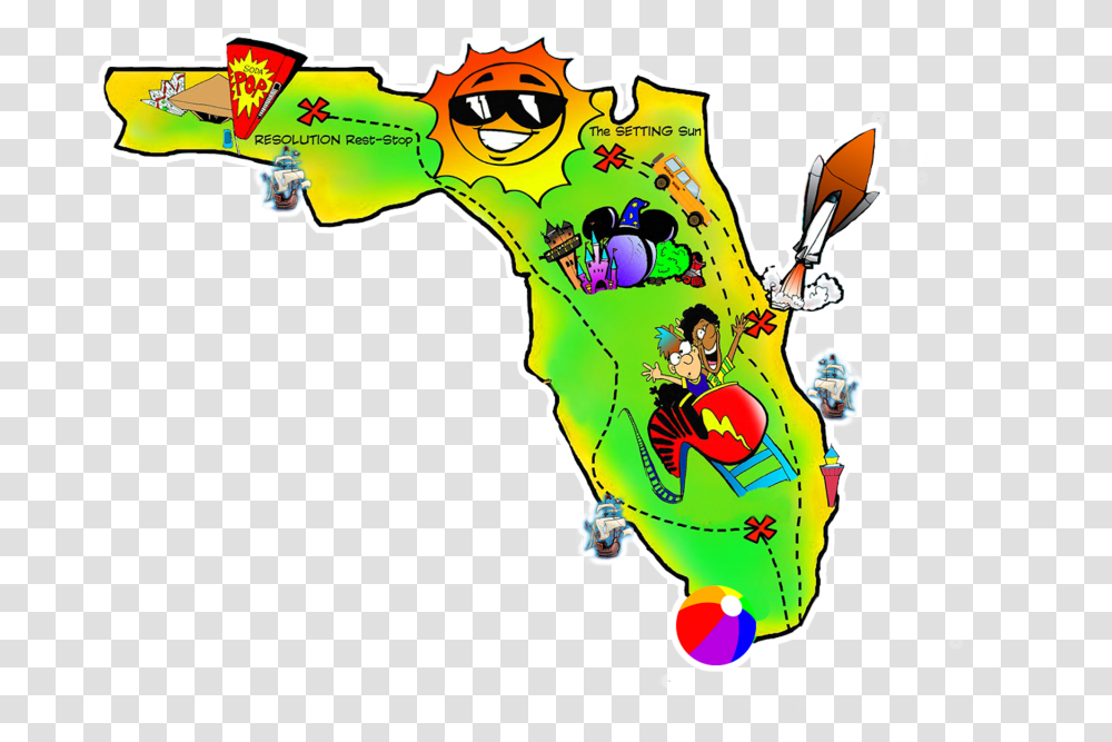Free Florida Map Clipart, Diagram, Atlas, Plot, Power Drill Transparent Png