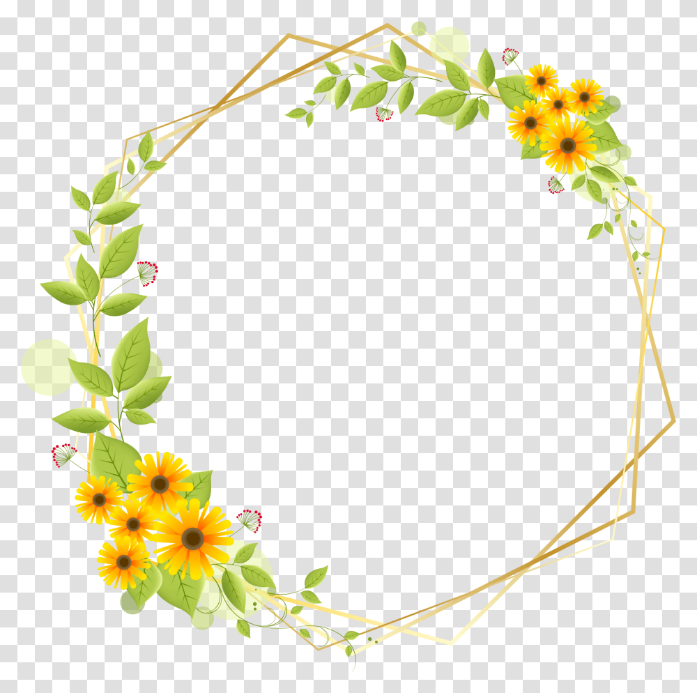 Free Flower Border, Plant, Floral Design Transparent Png