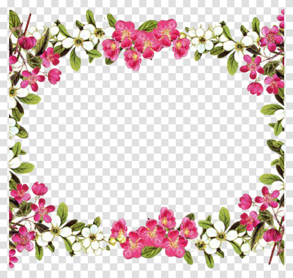 Free Flower Borders Svg Free Library Techflourish Collections Flower Border Plant Blossom Floral Design Pattern Transparent Png Pngset Com