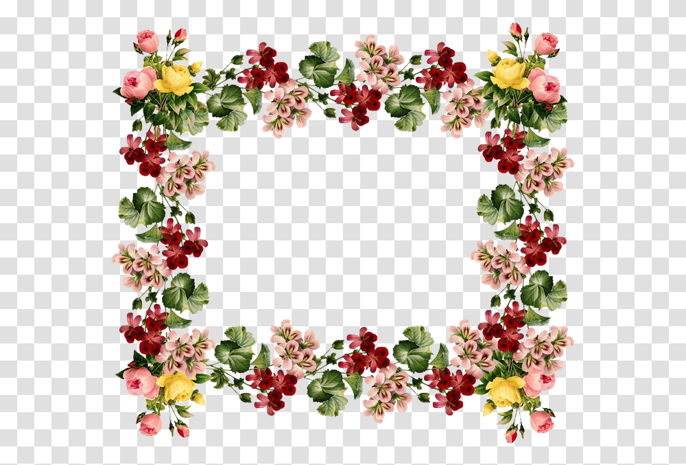 Free Flower Clipart Background Images Flower Vintage Frame Border, Floral Design, Pattern, Graphics, Plant Transparent Png