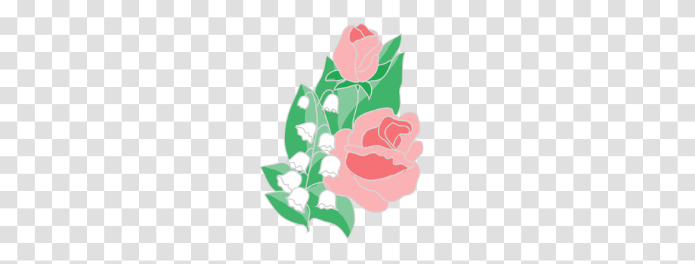 Free Flower Clipart Roses Lilies Of The Valley Clip Art Flowers, Floral Design, Pattern, Plant Transparent Png