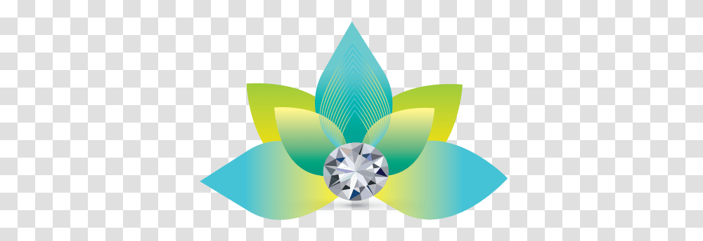 Free Flower Logo Maker Spa Diamond Lotus Logo Templates Illustration, Graphics, Art, Balloon, Accessories Transparent Png