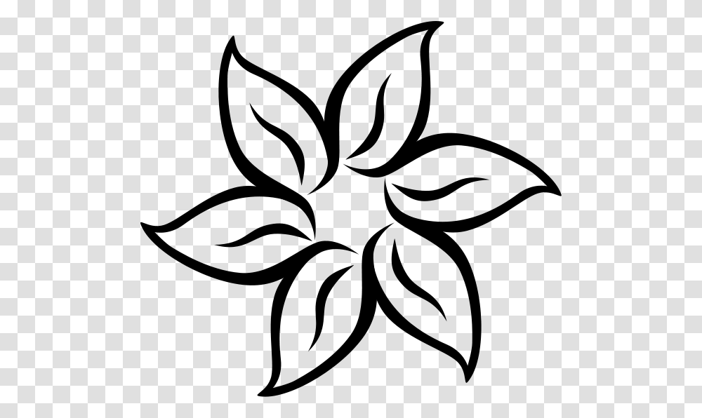 Free Flower Petal Clipart Free Clip Art Black And White Clip Art Flowers, Gray, World Of Warcraft Transparent Png