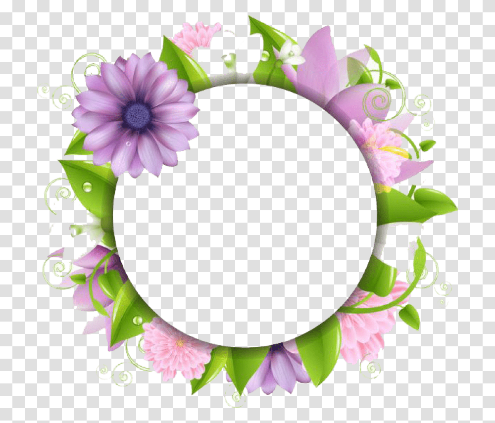 Free Flowers Borders Flower, Floral Design, Pattern Transparent Png