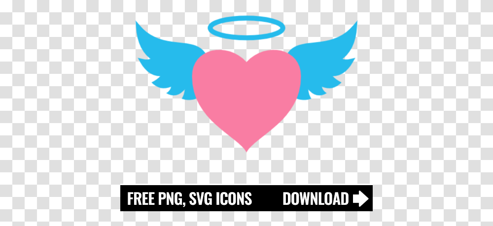 Free Flying Heart Icon Symbol Youtube Icon Aesthetic, Bird, Animal, Logo, Trademark Transparent Png