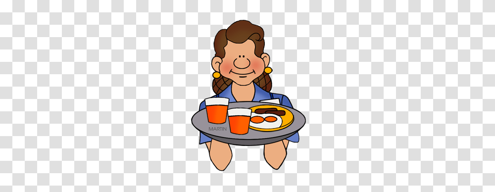 Free Food Service Clip Art, Coffee Cup, Waiter, Female, Beverage Transparent Png