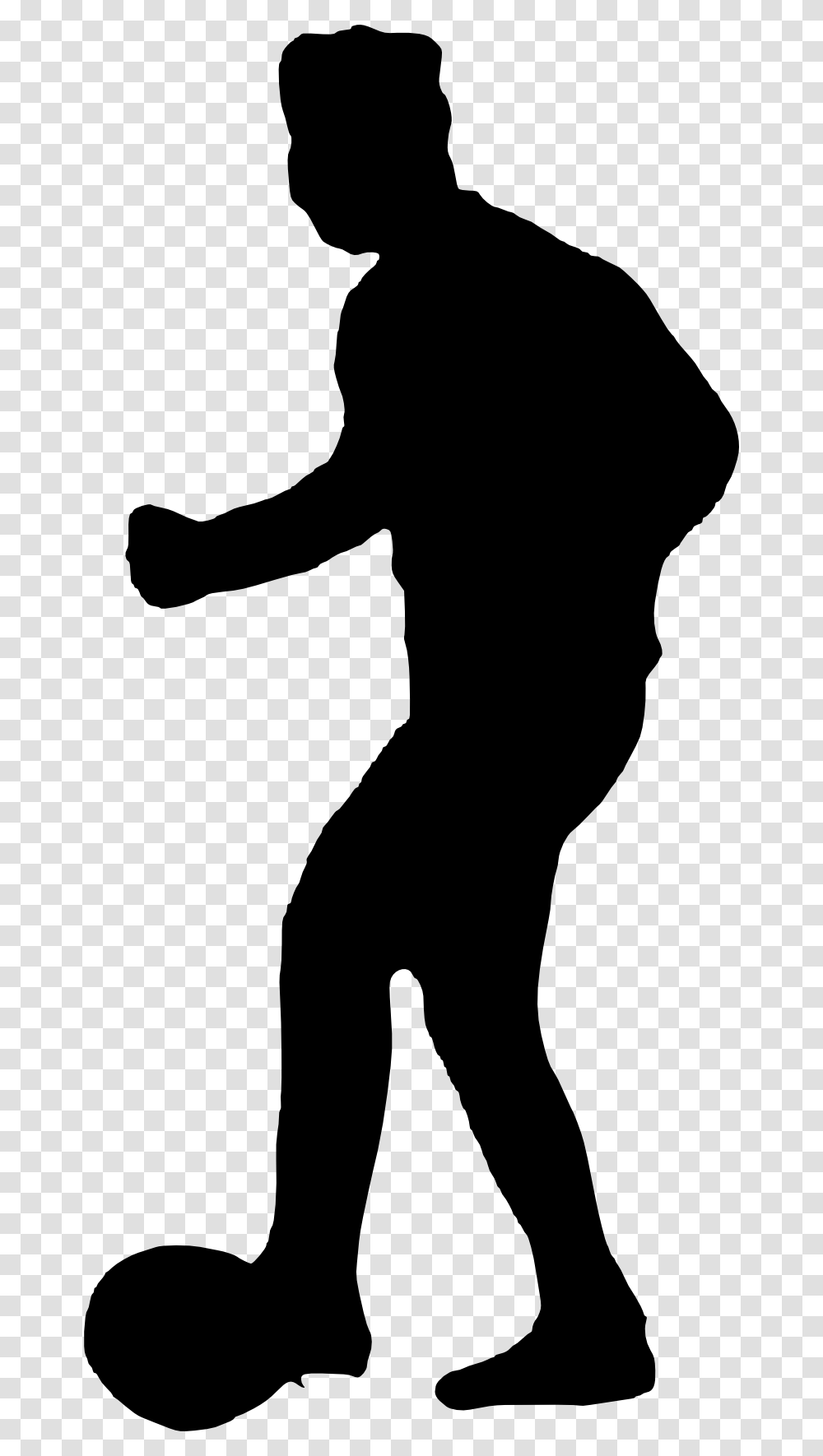 Free Football Player Silhouette Images Silhouette, Person, Human, Kneeling, Ninja Transparent Png