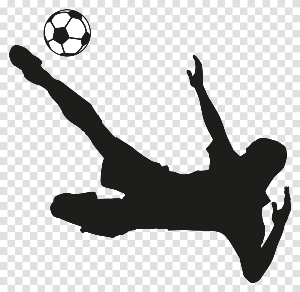 Free Football Player Siluetas De Deporte Futbol, Soccer Ball, Team Sport, Person, People Transparent Png