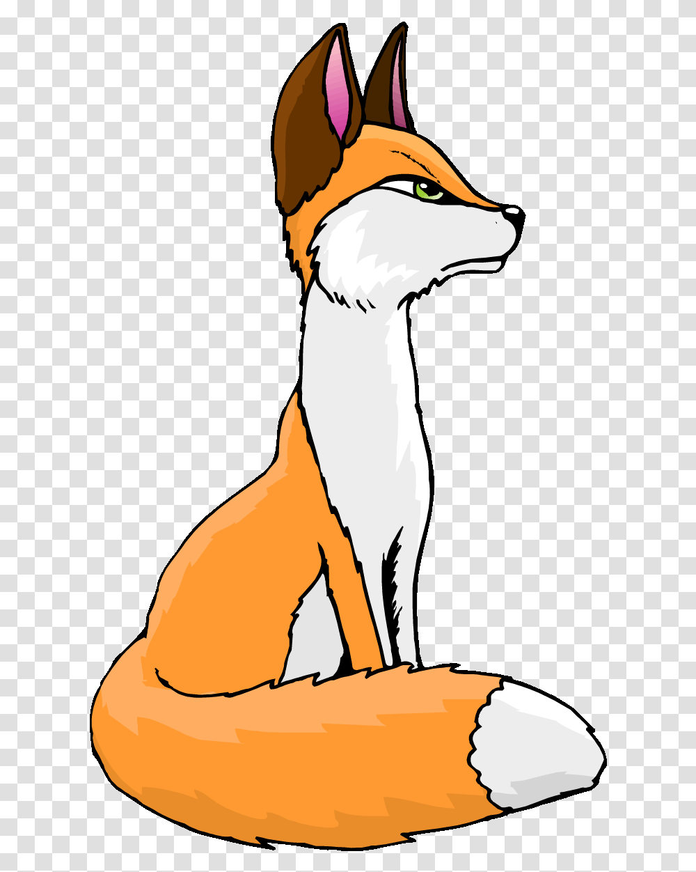 Free Fox Clipart Sitting Fox Clipart, Animal, Pet, Standing, Mammal Transparent Png