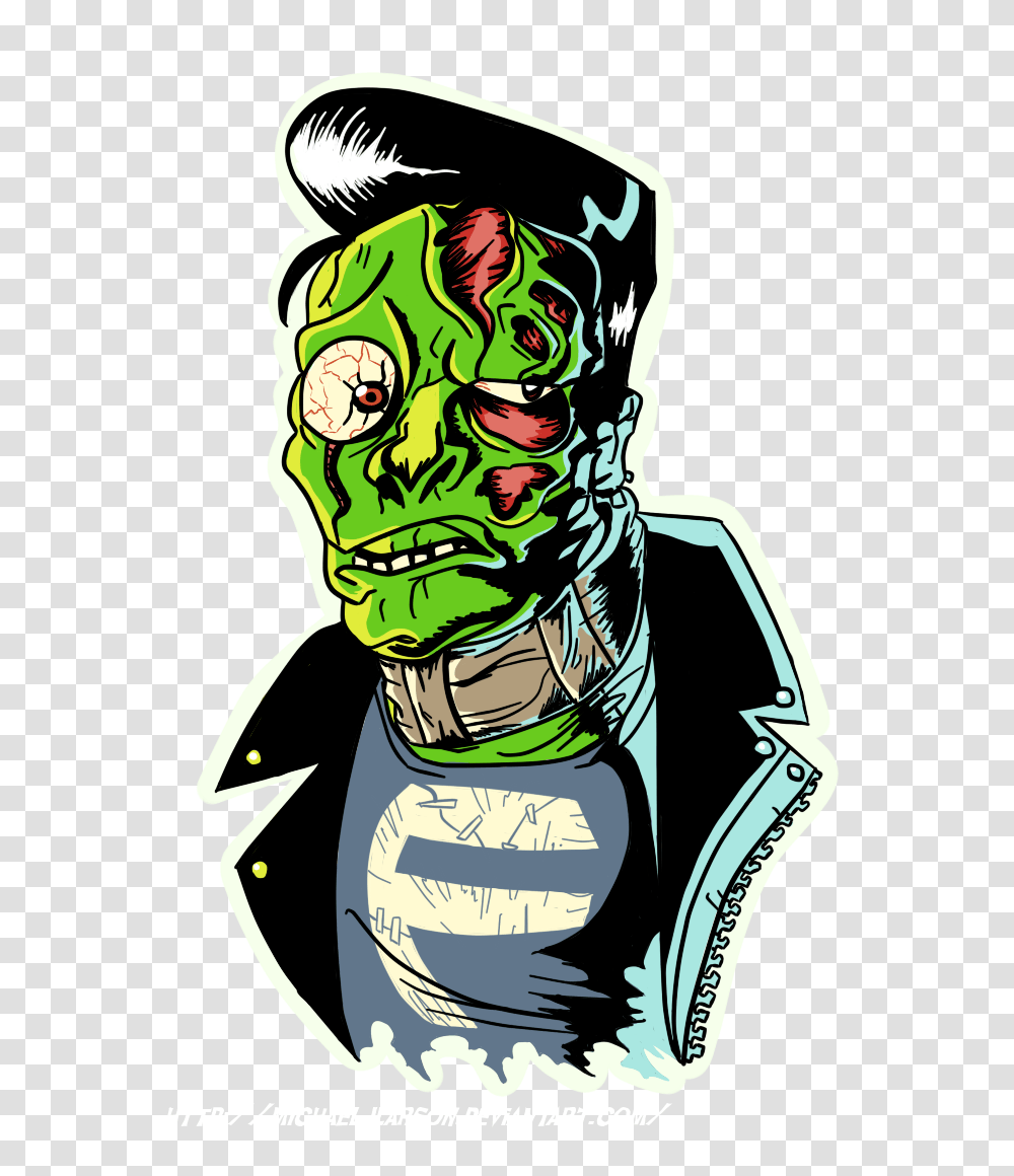 Free Frankenstein Cartoon Images, Person, Drawing, Modern Art Transparent Png