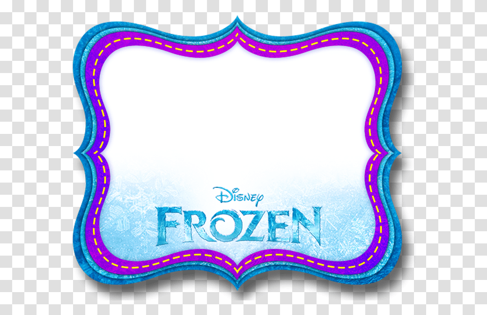 Free Frozen Printable Invitations Labels Or Cards Frozen Frame, Purple, Light Transparent Png