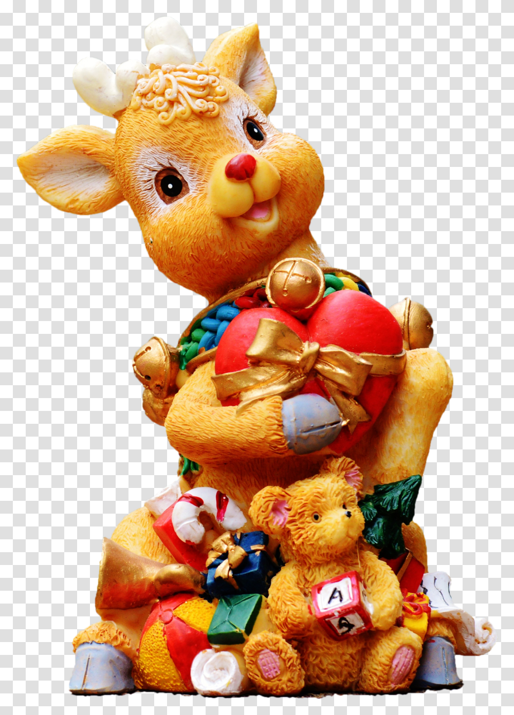 Free Funny Happy Reindeer Christmas Image Transparent Png