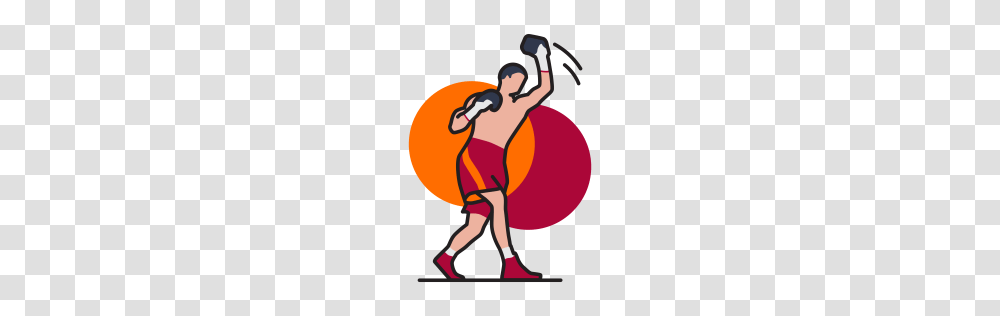 Free Game Sport Boxing Boxer Punch Olympic Gloves Icon, Dance Pose, Leisure Activities, Costume, Juggling Transparent Png