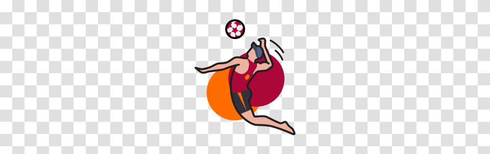 Free Game Sport Volleyball Blocking Spiking Jump Ball Icon, Dance Pose, Leisure Activities, Performer, Flamenco Transparent Png