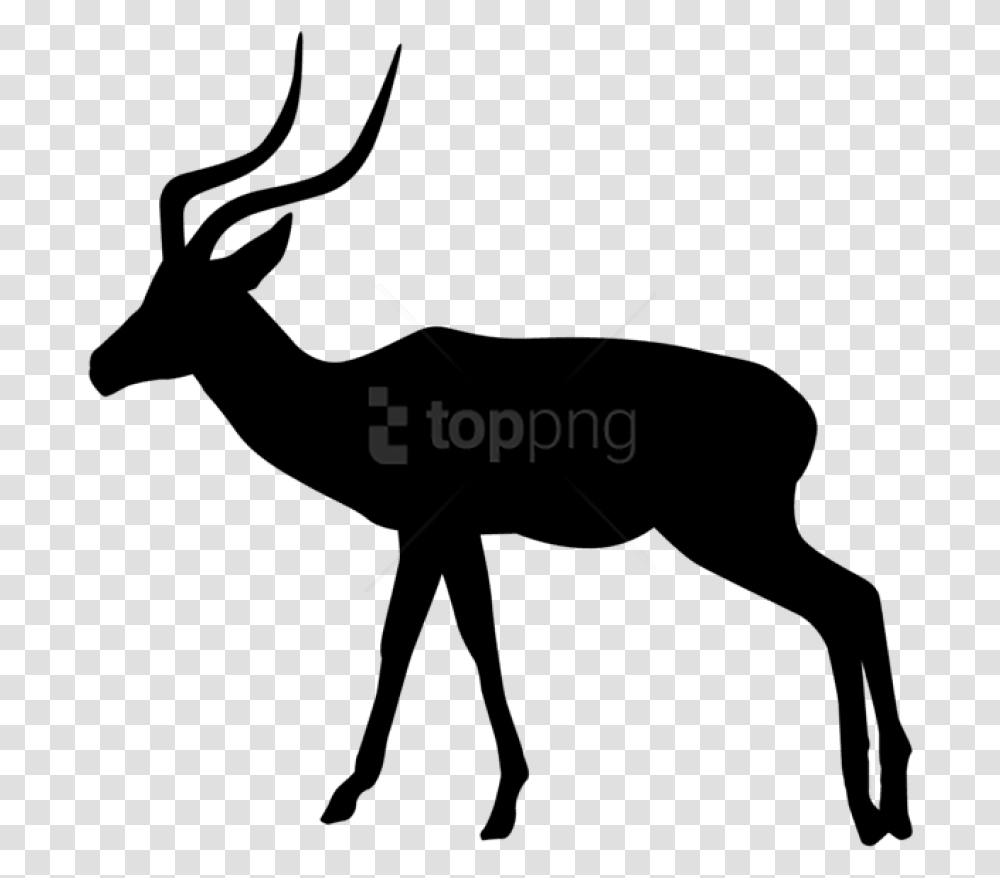 Free Gazelle Silhouette Images Impala Clipart, Airplane, Aircraft, Vehicle, Transportation Transparent Png