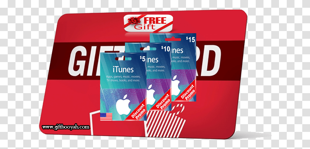 Free Gift Card Itunes Gift Booyah, Advertisement, Poster, Flyer, Paper Transparent Png