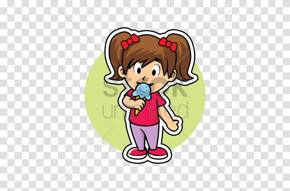Free Girl Eating Ice Cream Vector Image, Adventure, Leisure Activities, Sport, Water Transparent Png