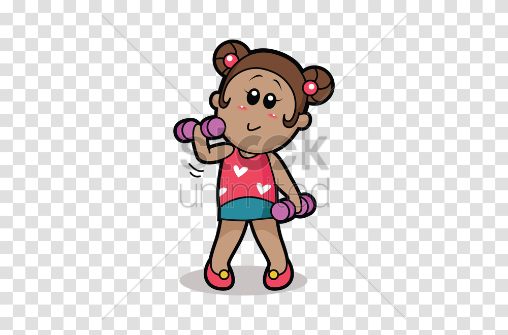 Free Girl Exercising With Dumbbells Vector Image, Water, Fishing, Outdoors, Person Transparent Png