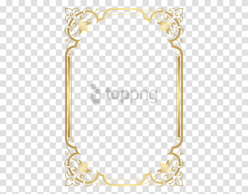 Free Gold Border Frame Image With Frame Borders Free, Analog Clock, Wall Clock Transparent Png