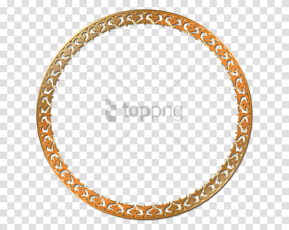 Free Gold Circle Frame Image With, Armor Transparent Png