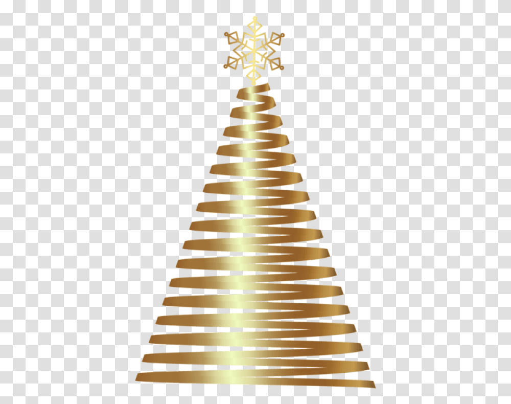 Free Gold Deco Christmas Tree Gold Christmas Tree Gold Christmas Tree Free Clipart, Coil, Spiral, Bronze, Wedding Cake Transparent Png
