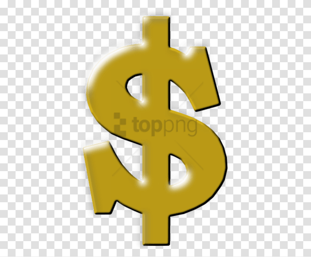 Free Gold Dollar Sign Image Gold Dollar Signs, Symbol, Number, Text, Halloween Transparent Png