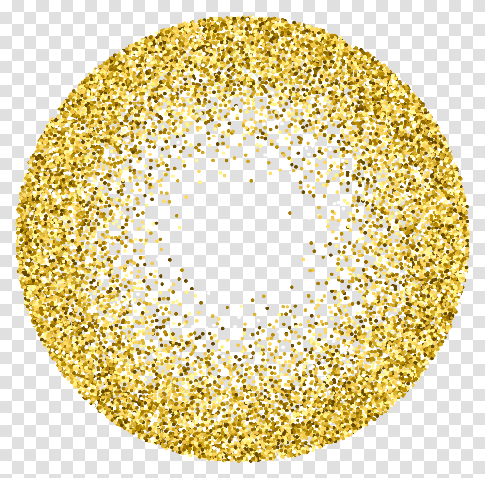 Free Gold Download Gold Glitter Circle, Light, Pattern, Lamp, Confetti Transparent Png