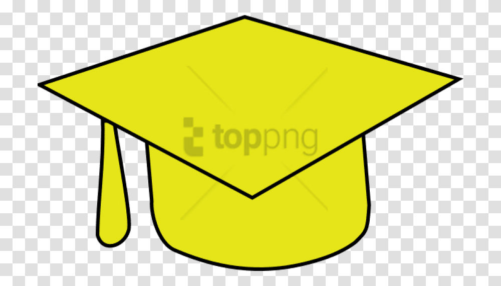 Free Gold Graduation Cap Image With, Paper, Envelope Transparent Png