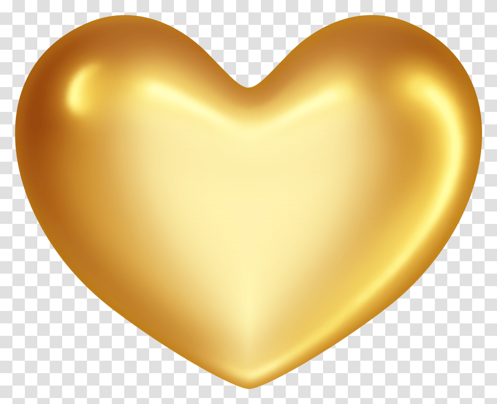 Free Gold Heart Heart Beige Transparent Png
