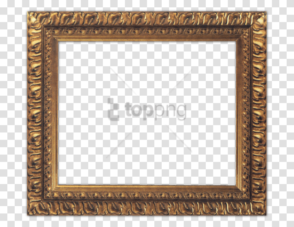 Free Gold Vintage Frame Image With Silver Photo Frame Clipart, Rug, Painting, Wood Transparent Png