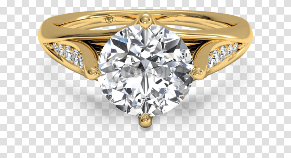Free Gold Wedding Rings Image With Engagement Ring, Diamond, Gemstone, Jewelry, Accessories Transparent Png
