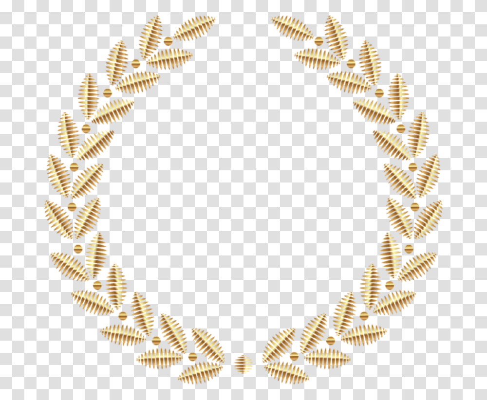 Free Golden Wreath Images Border Design Round Shape, Necklace, Jewelry, Accessories, Accessory Transparent Png