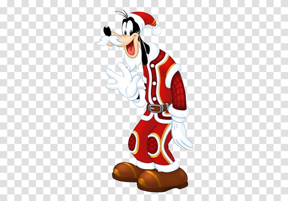 Free Goofy Santa Goofy Disney Christmas, Person, Human, Toy, Performer Transparent Png