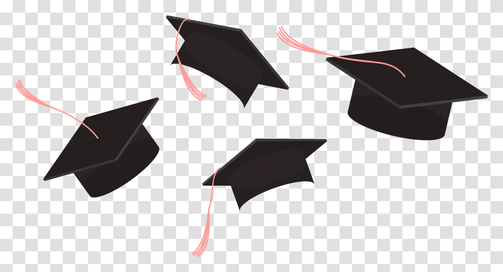 Free Graduation Cap Konfest Graduation Hats In The Air, Axe, Tool Transparent Png