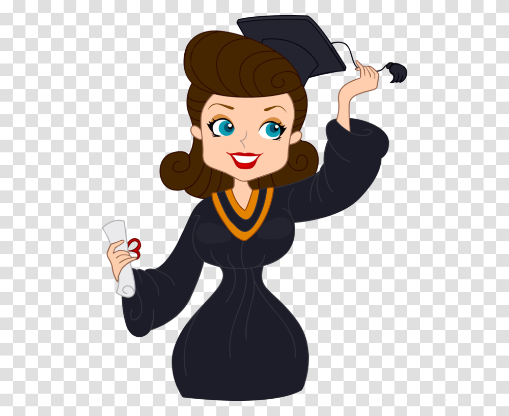 Free Graduation Clipart Images, Person, Performer, Female, Girl Transparent Png