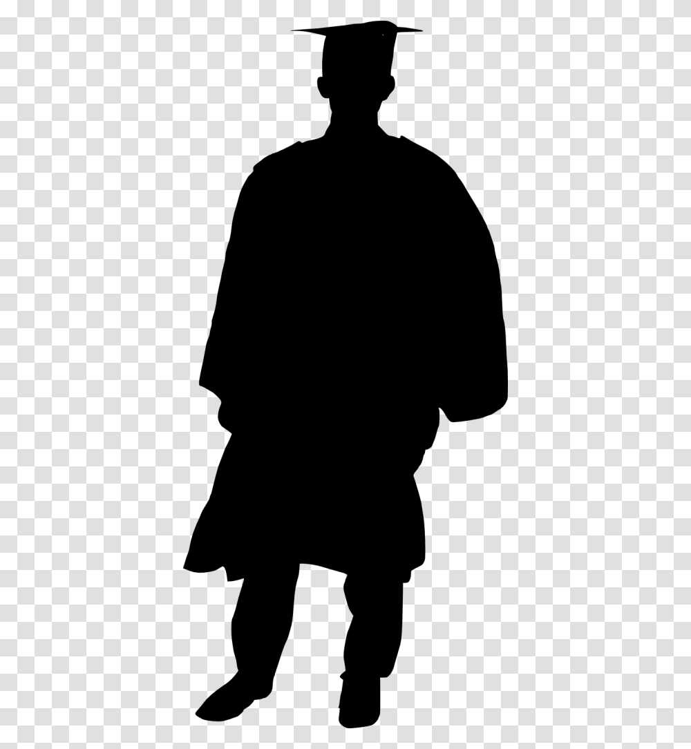 Free Graduation Silhouette, Gray, World Of Warcraft Transparent Png