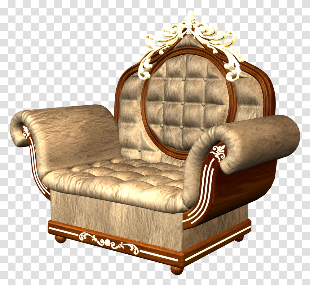 Free Graphics Couch, Furniture, Chair, Armchair, Throne Transparent Png