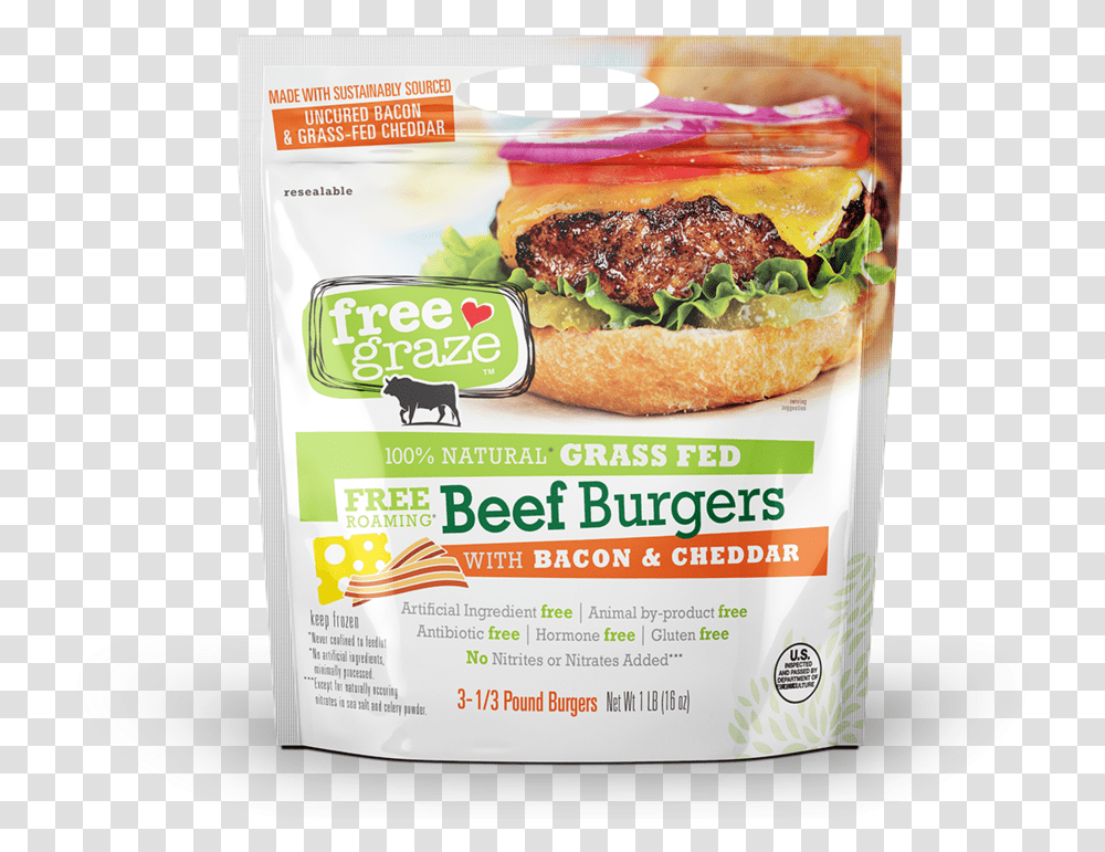 Free Graze Pouch Bacon Amp Cheddar Mockup Free Graze, Burger, Food, Advertisement Transparent Png