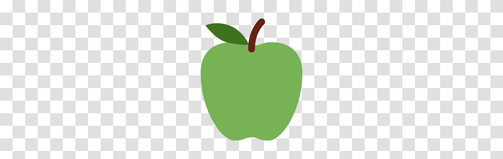 Free Green Apple Fruit Emoj Symbol Food Icon Download, Tennis Ball, Sport, Sports, Plant Transparent Png