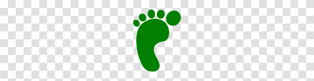 Free Green Clipart Green Icon, Footprint Transparent Png