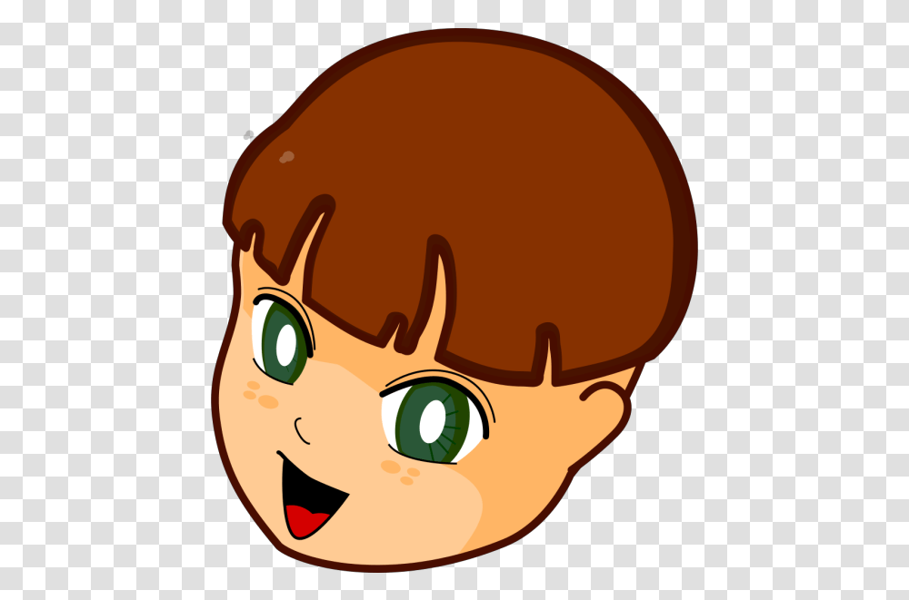 Free Green Eyes Cliparts Download Cartoon Boy With Brown Hair, Outdoors, Plant, Nature, Graphics Transparent Png