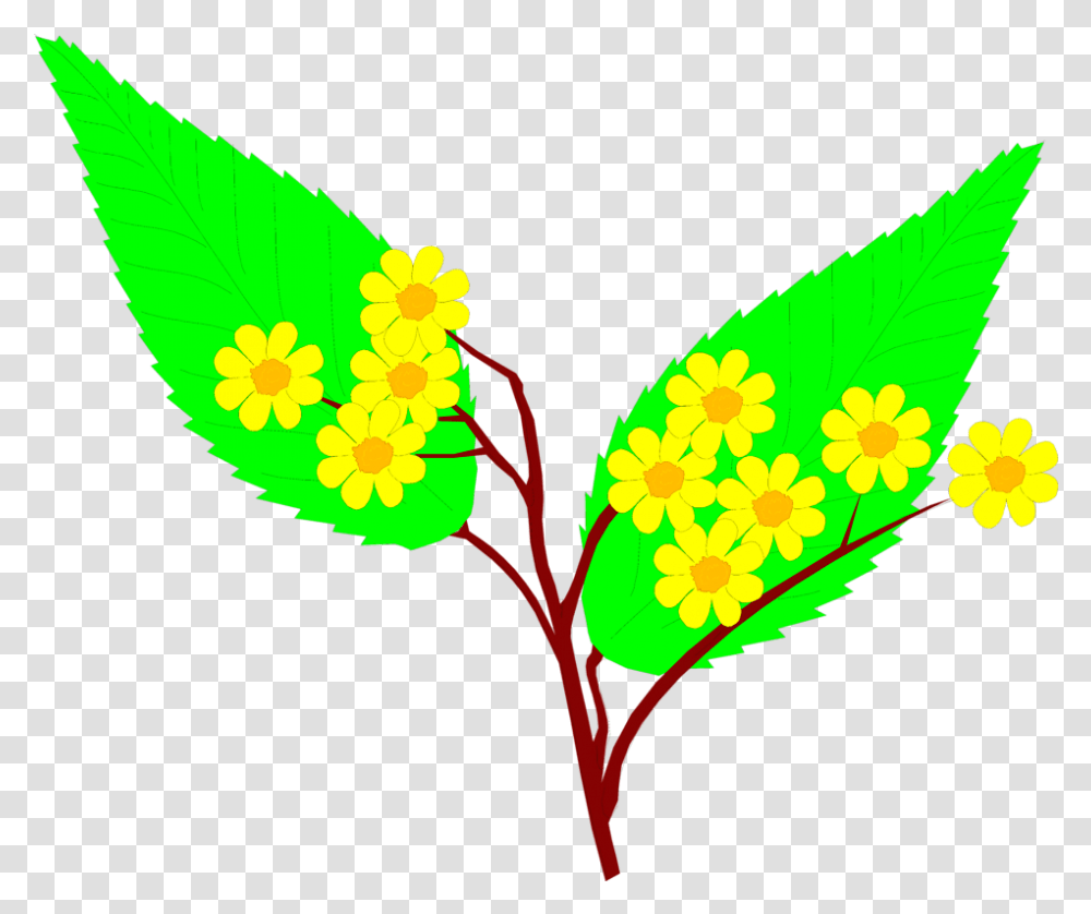 Free Green Flowers Download Clip Art Yellow Green Flowers Clipart, Graphics, Floral Design, Pattern, Balloon Transparent Png