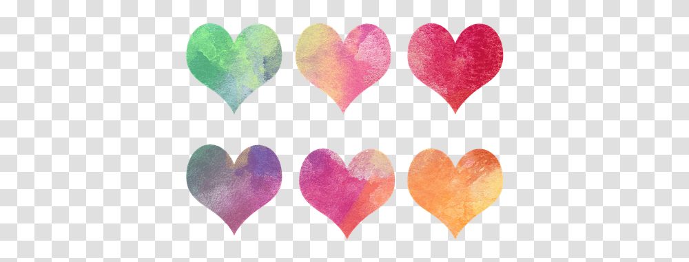 Free Green Heart & Images Pixabay Watercolor Heart, Cushion, Pillow Transparent Png