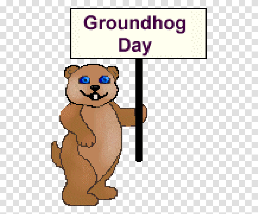 Free Groundhog Clipart Groundhog Clipart, Label, Animal, Mammal Transparent Png