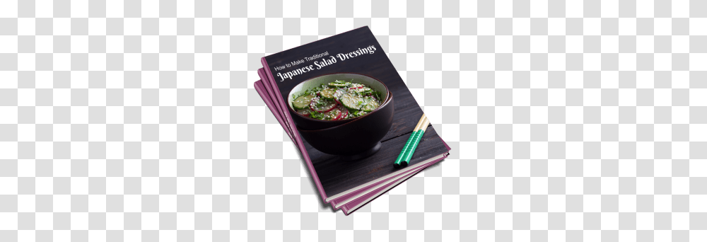 Free Guide How To Make Traditional Japanese Salad Dressings, Bowl, Plant, Advertisement Transparent Png