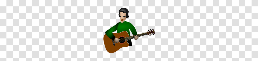 Free Guitar Clipart Gu Tar Icons, Leisure Activities, Musical Instrument, Person, Human Transparent Png