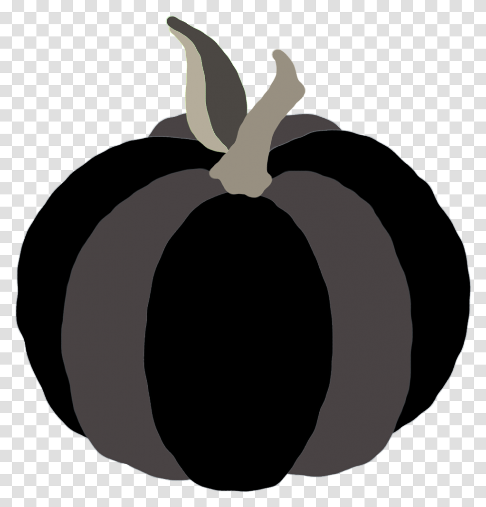 Free Halloween Autumn Fall Thanksgiving Clip Art White And Black Pumpkin Clipart, Plant, Food, Vegetable, Produce Transparent Png