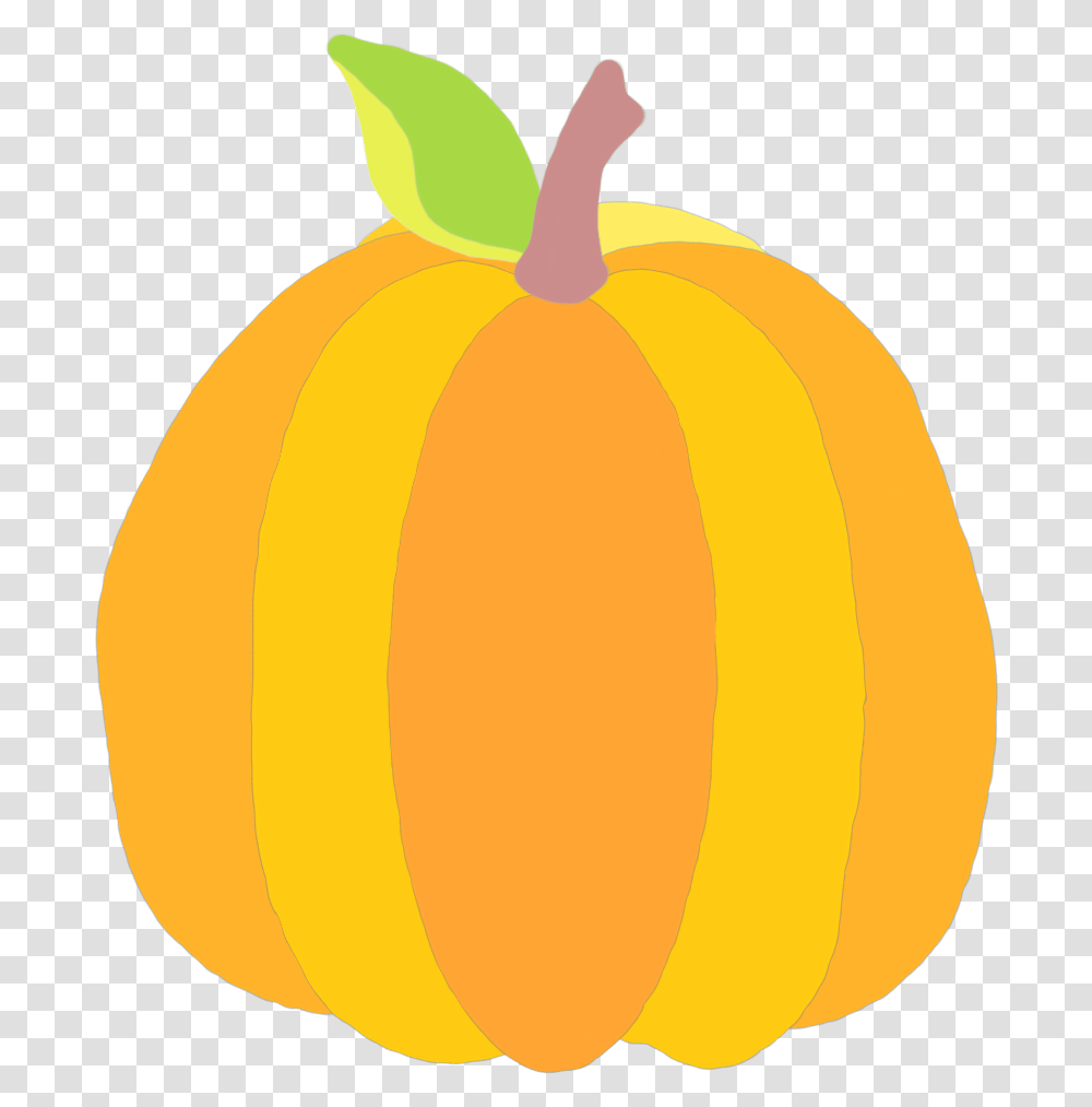 Free Halloween Autumn Fall Thanksgiving Themed Clip Pumpkin, Vegetable, Plant, Food, Produce Transparent Png