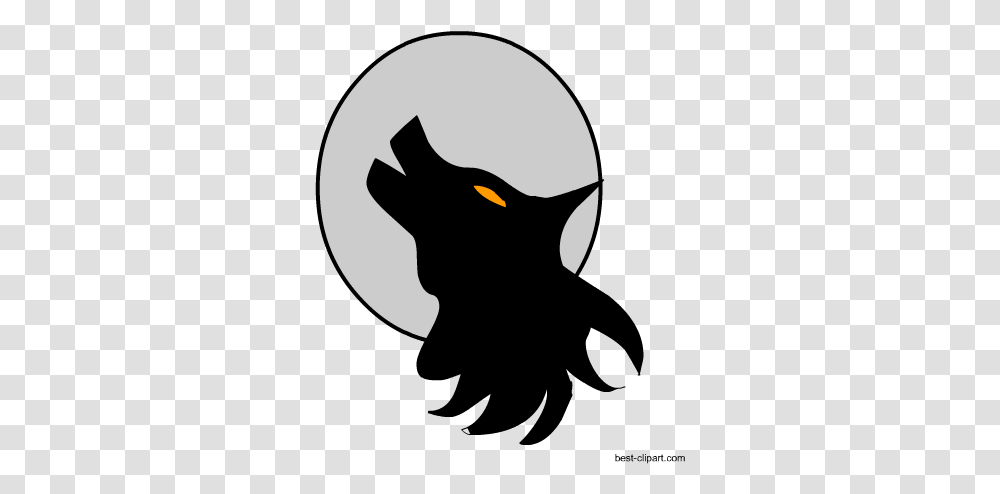 Free Halloween Clip Art Wolf Clipart Halloween, Stencil, Animal, Cat, Pet Transparent Png