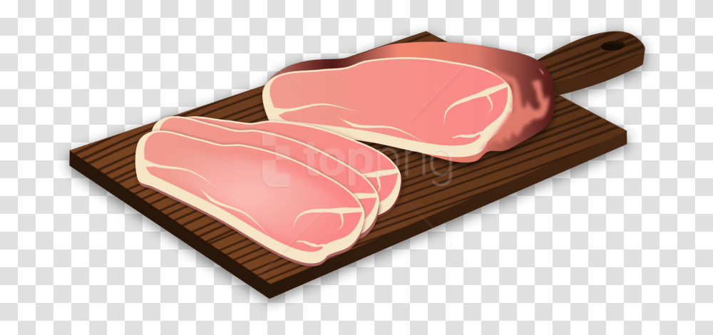 Free Ham Images Cartoon Slices Of Ham, Pork, Food, Sliced Transparent Png